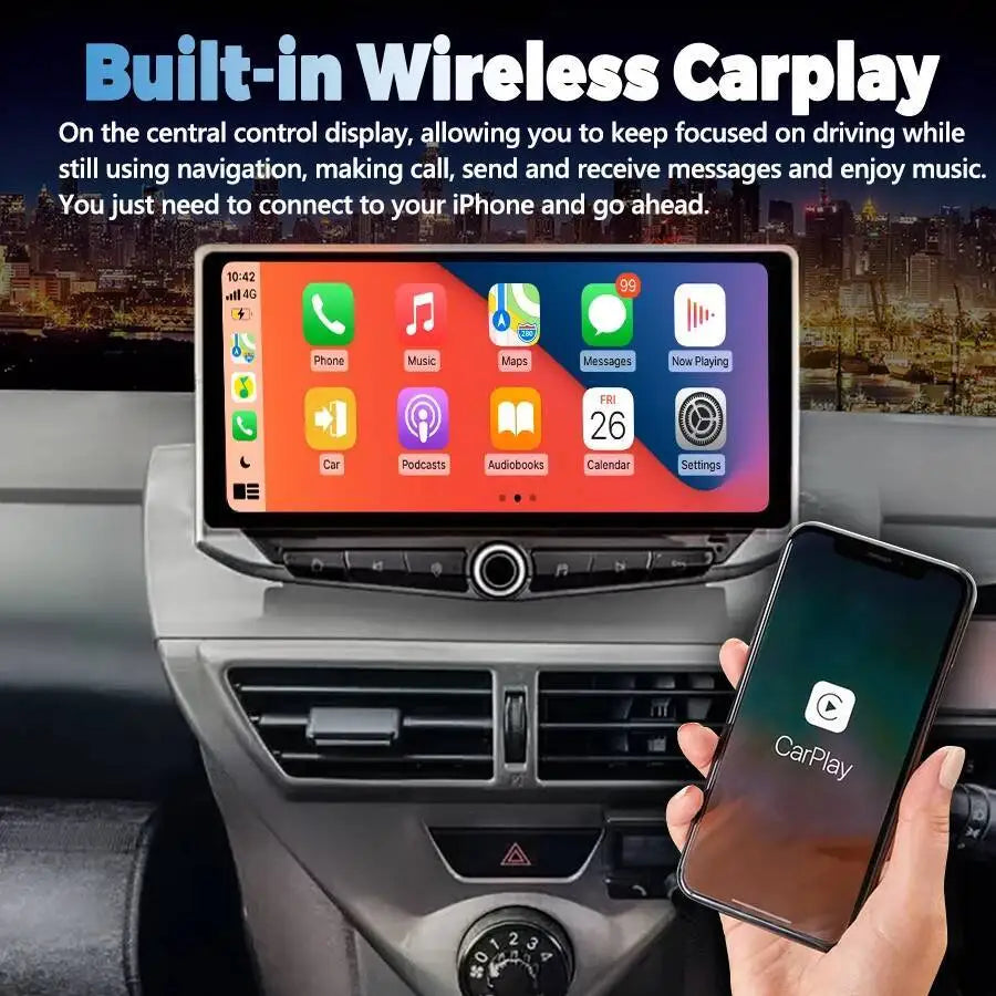 Android 15 For Toyota Scion IQ 2008-2016 Stereo Car Radio Carplay Multimedia Player GPS Au