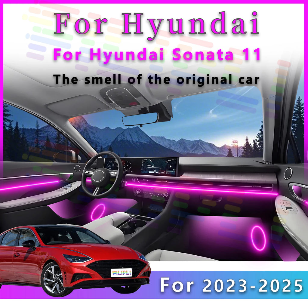 RGB - Ambient Light - for Hyundai DN8 2023-2025 - App Control - Car Interior Lighting | AUTOKITSHOP