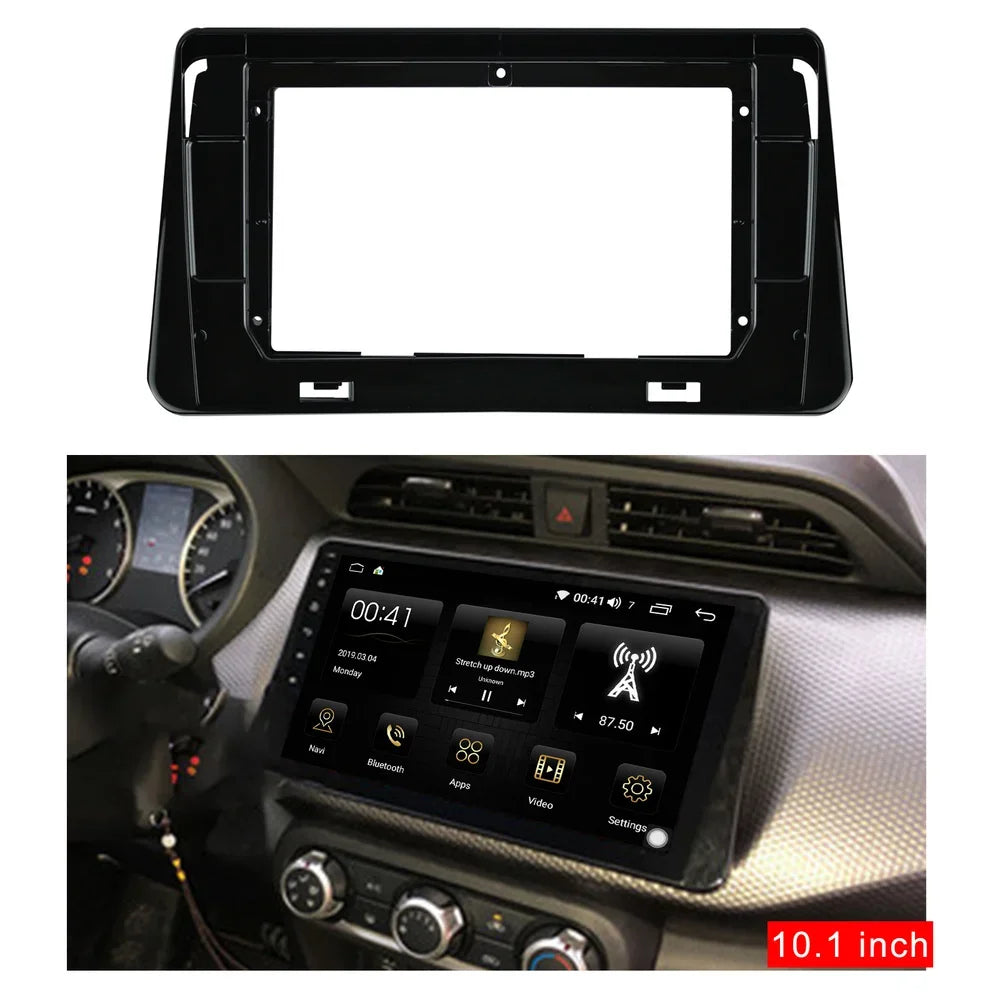 10.1 Inch 2din Car Fascia For NISSAN KICKS 2018-2019 Audio Fitting Adaptor In-dash Panel C | AUTOKITSHOP