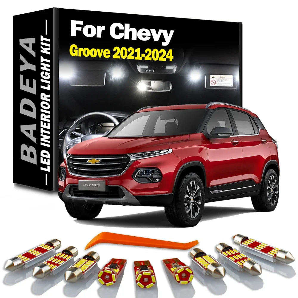7-Piece LED Interior Light Kit for Chevrolet Chevy Groove - Canbus Error-Free Bulbs | AUTOKITSHOP