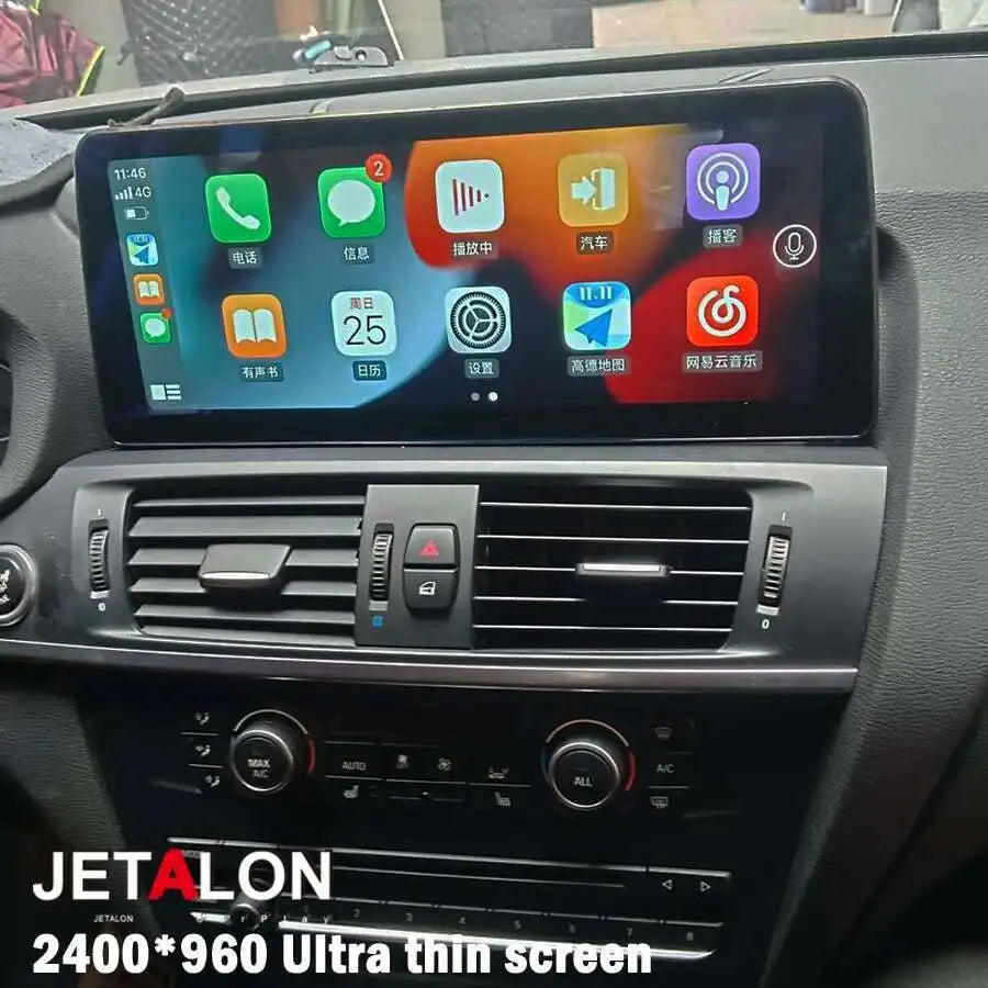 Car Video Player For Bmw X5 X6 E70 71 2007-2010 GPS Display Android 14 Carplay GPS Navigat