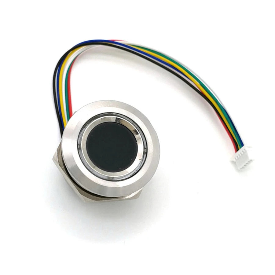 1x LED Fingerprint Control Module Switch Start & Lock For Car Door Ignition 12V