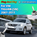 Xenon 35W 6000K White Car HID Headlight Replace Light Bulbs For VW TIGUAN 5N 2007 2008 200