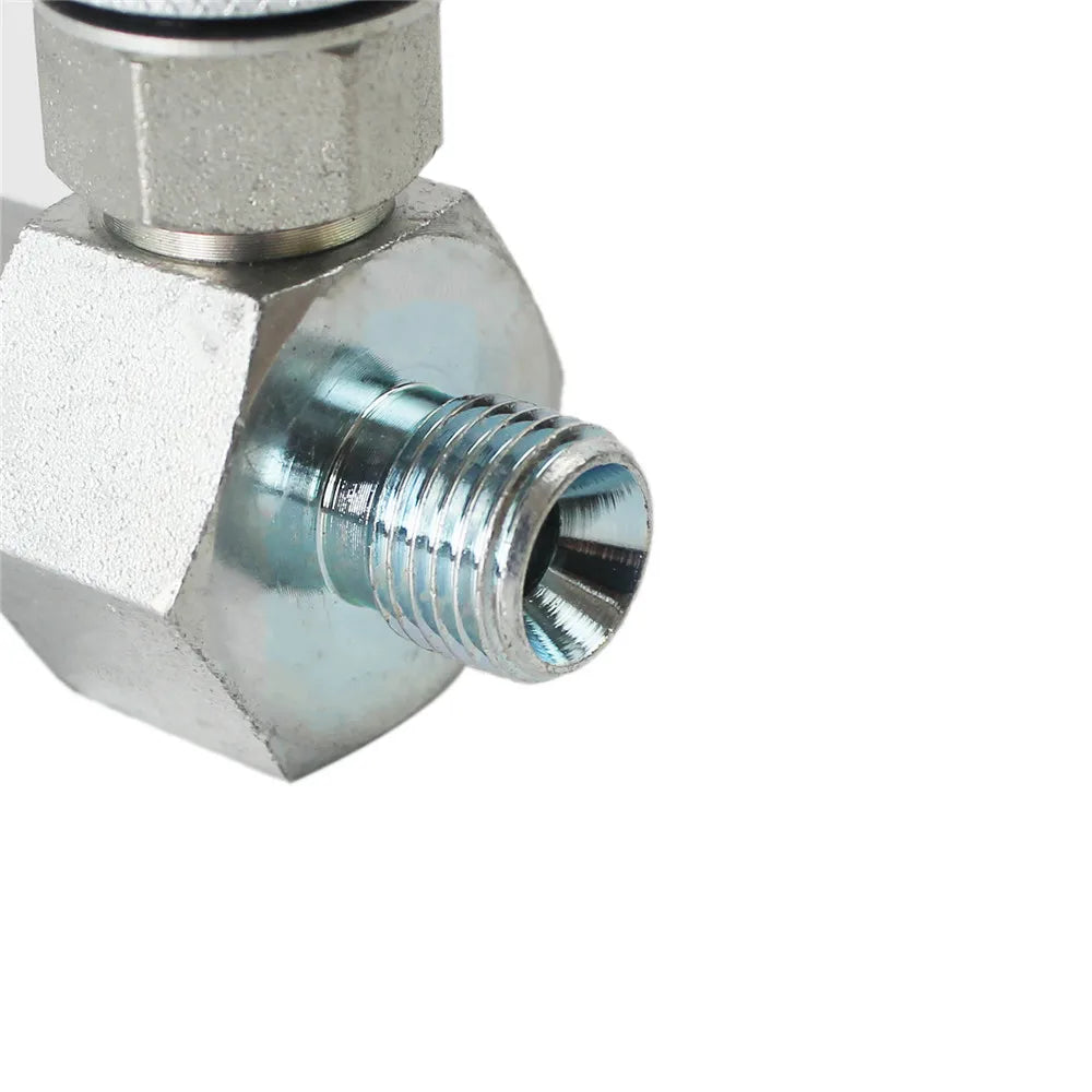 Hydraulic Swivel Run Tees Tester Coupling Set Hydraulic Tee Connectors for Excavator Const