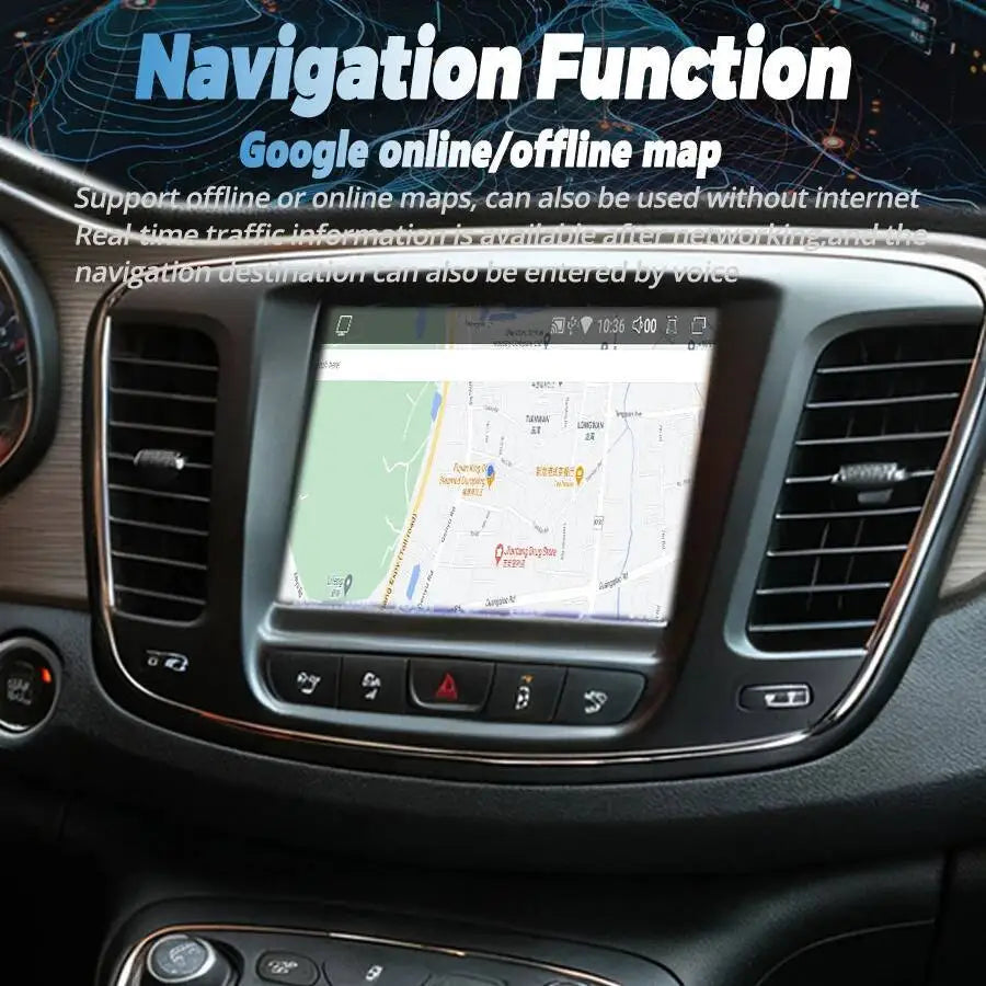Wireless Carplay Video Player For CHRYSLER 200 Bluetooth GPS Navigation DSP WiFi 4G Androi | AUTOKITSHOP