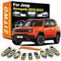 ZITWO 12Pcs LED Bulb Interior Indoor Light Kit For Jeep Renegade 2015 2016 2017 2018 2019 2020 2 - Canbus LED Car Light