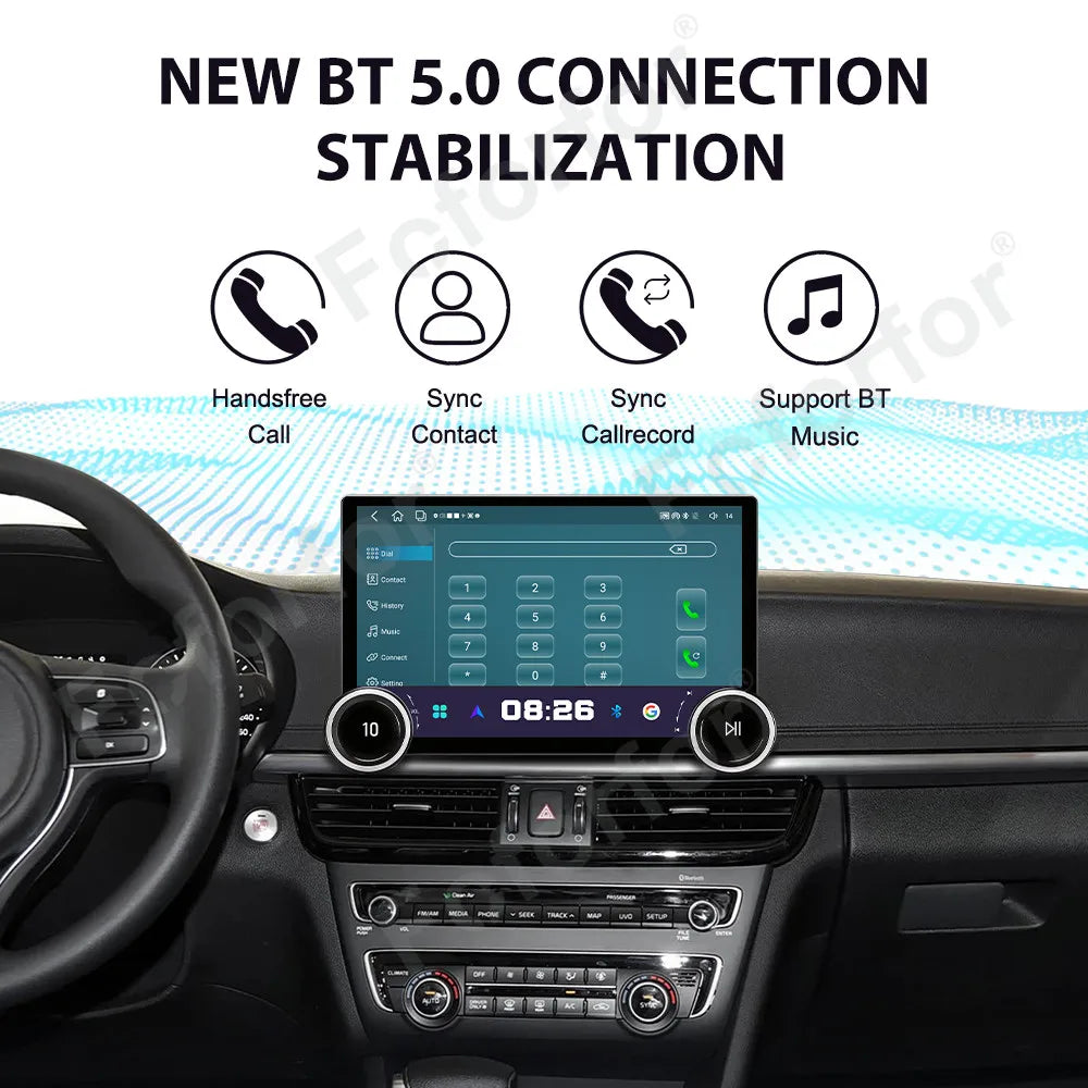 Ultra Large 11.5 Inch Android 15 HD Touch Wireless CarPlay Android Auto GPS Navigation Rad