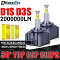 D1S D3S LED Canbus D2S D5S D1R D2R D3R LED Headlight 1900W 2000000LM Bulbs 360 6000K Auto