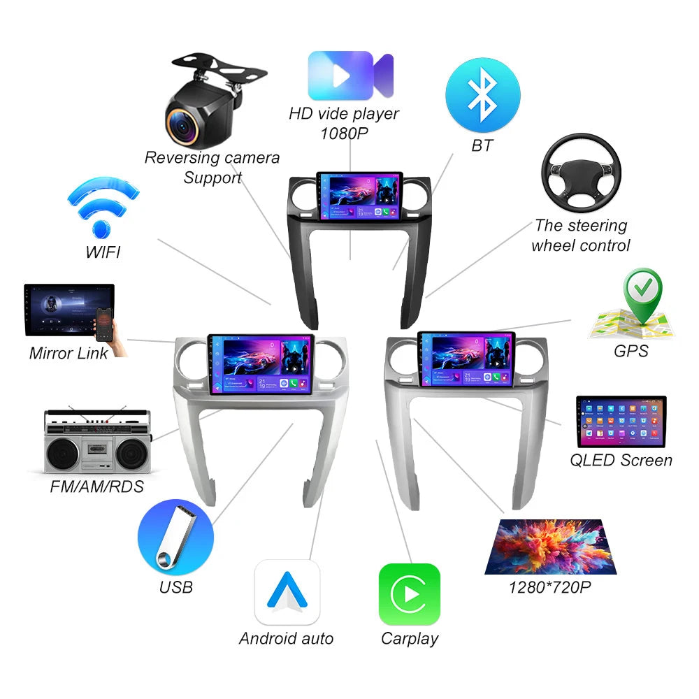 Android 16 For Land Rover Discovery 3 2004 -2009 Car Radio Auto Multimedia Video Player Gp | AUTOKITSHOP
