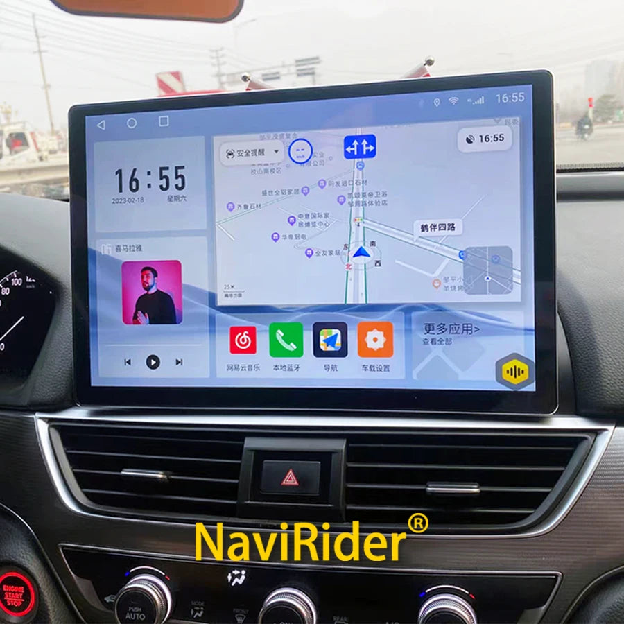 13.3inch 2K Screen Android Car Radio For Honda Accord 2018-2020 Stereo GPS Navigation Mult