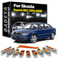 13-Piece LED Interior Light Kit for Skoda MK1 2001-2003 - Canbus Error-Free Interior Bulbs