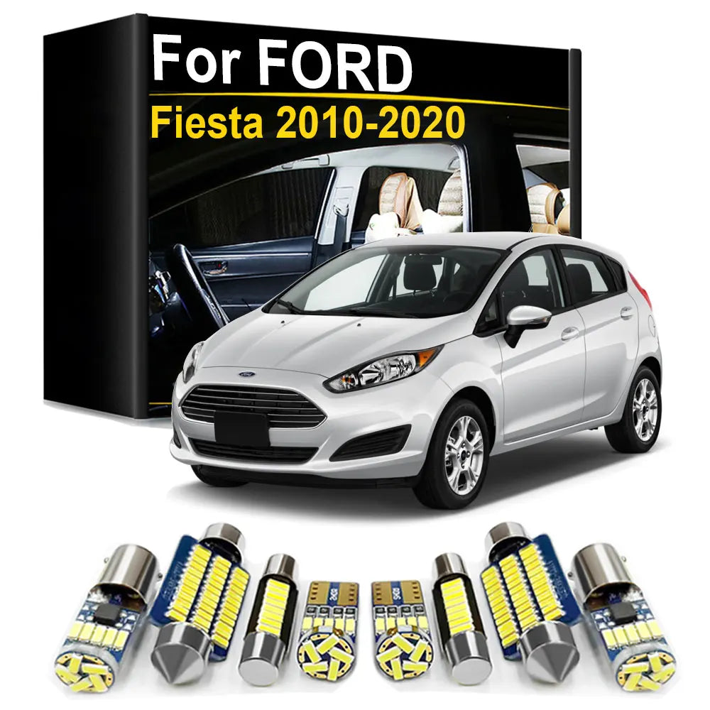 LED Interior Light Kit for Ford Fiesta - Canbus Error-Free Bulbs | AUTOKITSHOP