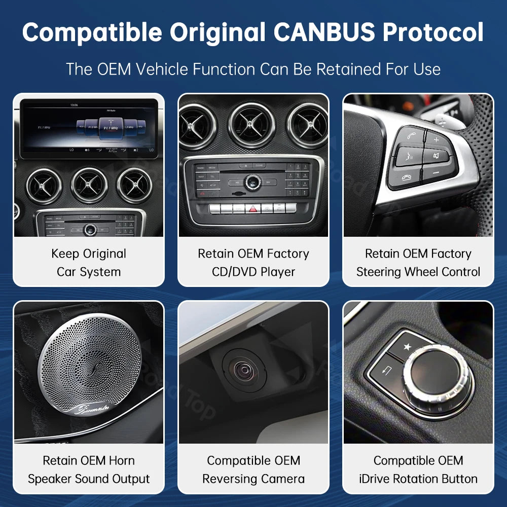 CN 12.3'' Multimedia Display For Benz A B CLA GLA 2016-2018 NTG5.0 Touch Screen Wireless C | AUTOKITSHOP