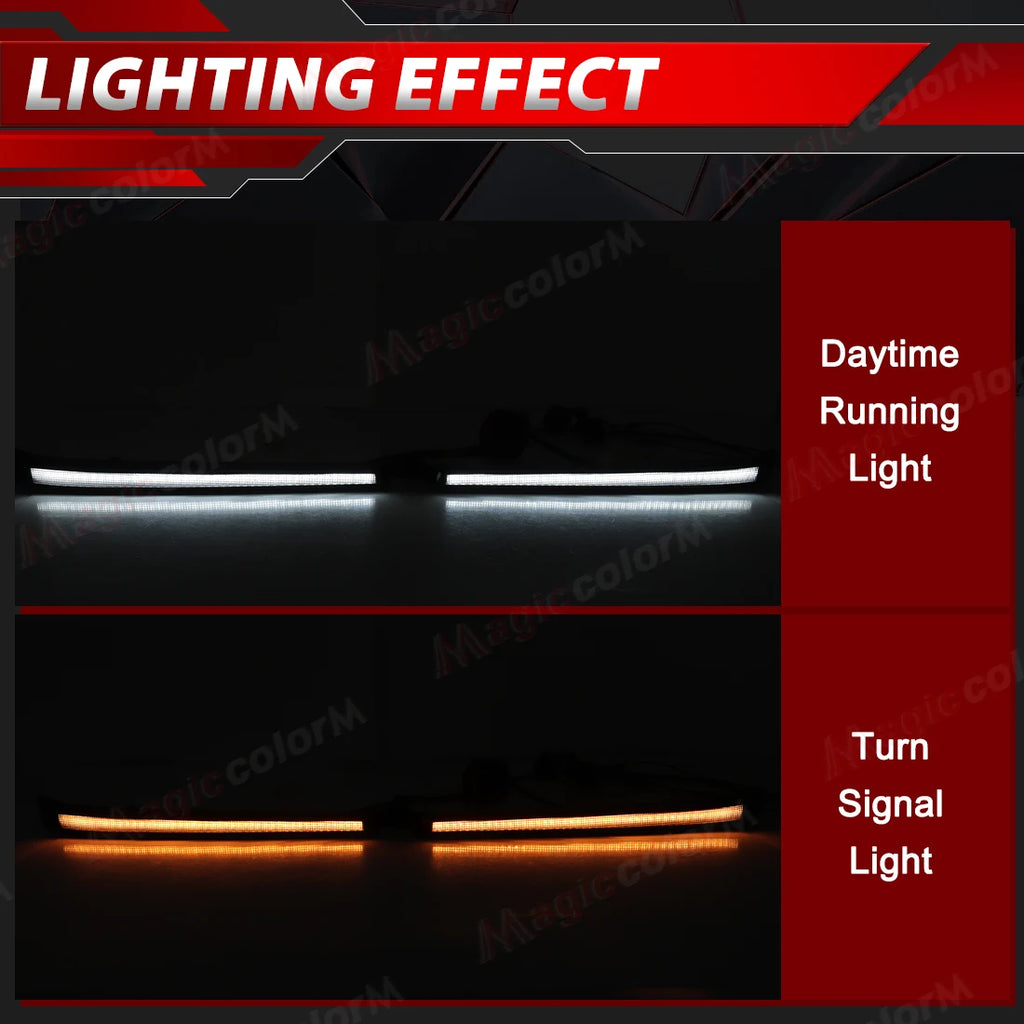 For Toyota Land Cruiser 4500 4700 100 LC100 FZJ100 UZJ100 98-07 Daytime Running Lights LED | AUTOKITSHOP