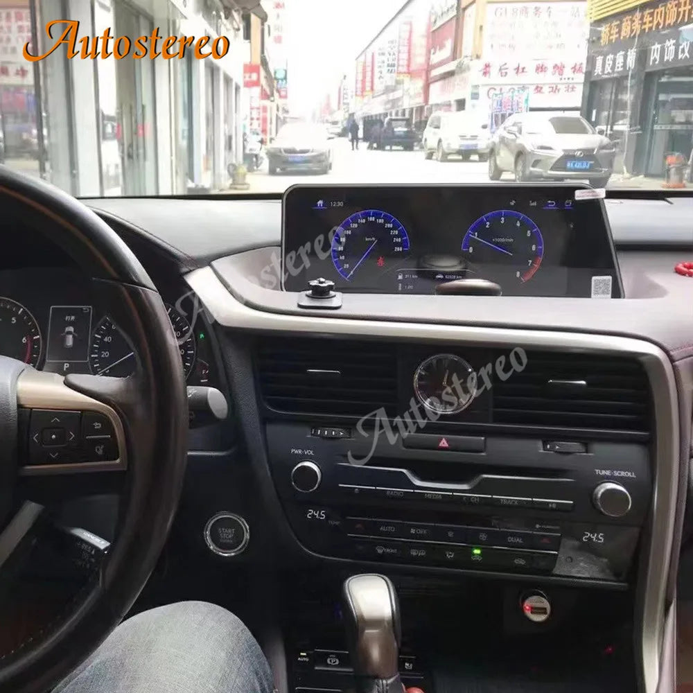 Android 13 Screen Carplay System Qualcom For Lexus RX350 RX400H Car GPS Navigation Auto St