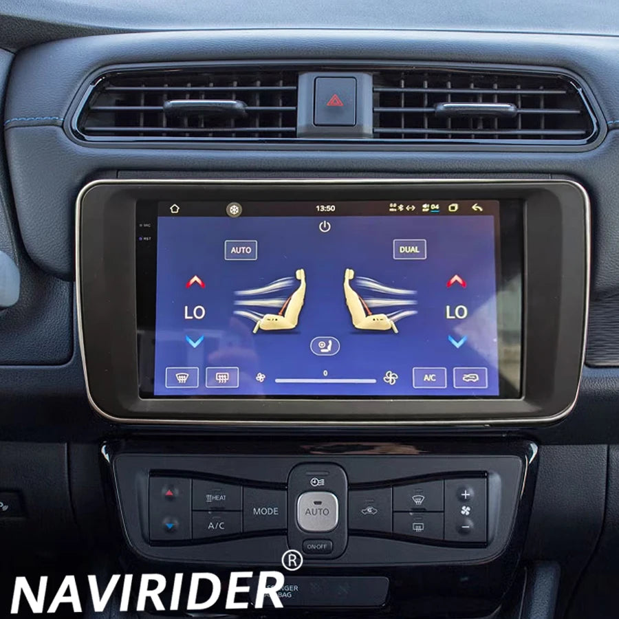 For Nissan Leaf 2018-2024 Android 14 Qled Screen Video Player Charging Mobile holder GPS M | AUTOKITSHOP