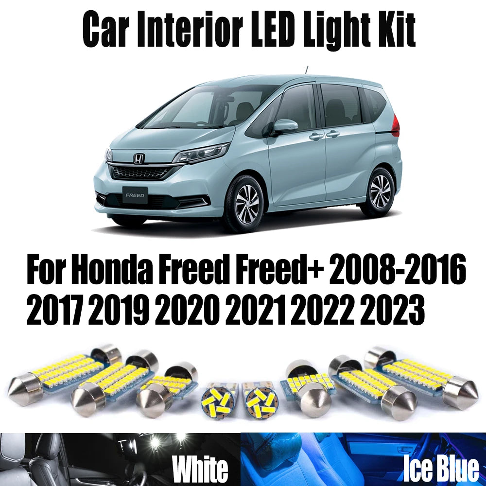 LED Interior Light Kit for Honda Freed Freed+ 2008- 2021 - Canbus Dome Map Door Trunk Bulbs | AUTOKITSHOP