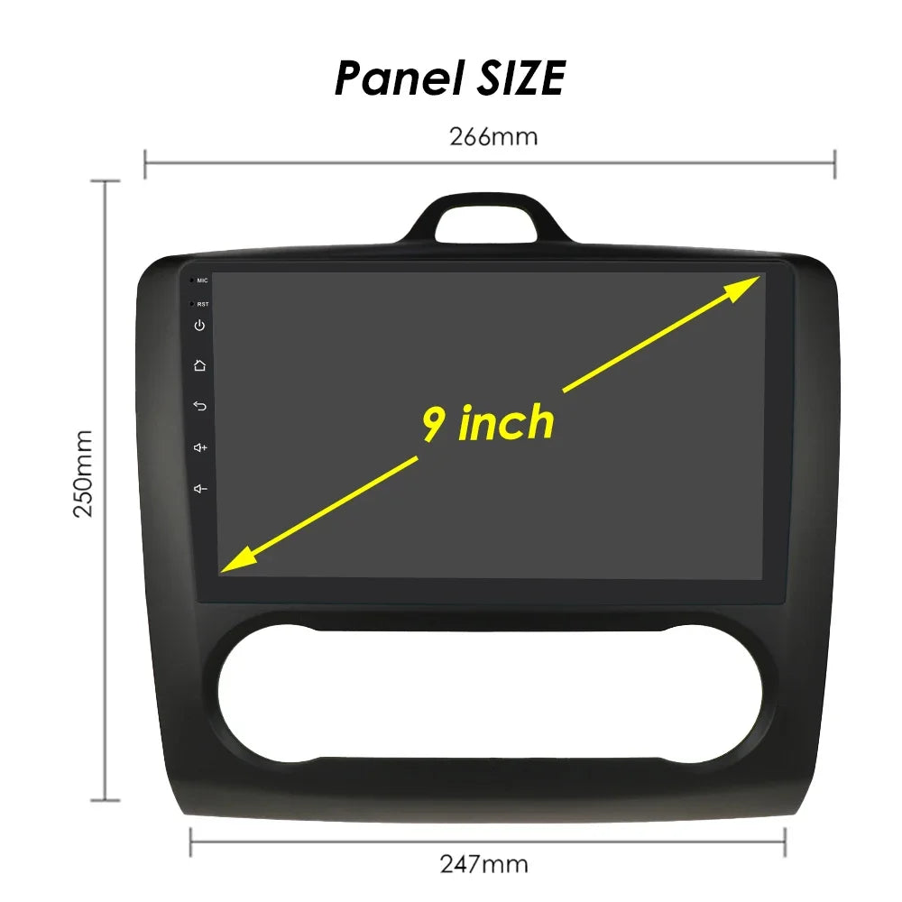 Android 13 Autoradio For Ford Focus EXI AT 2004-2011 multimedia Video player 2din car inte