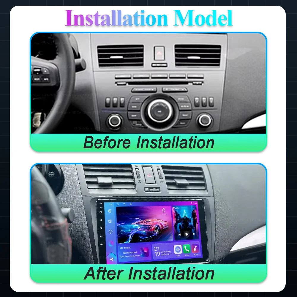 Android 16 For Mazda 3 2009 2010 2011 2012 2013 Car Radio Multimidia Player Gps Navigation | AUTOKITSHOP