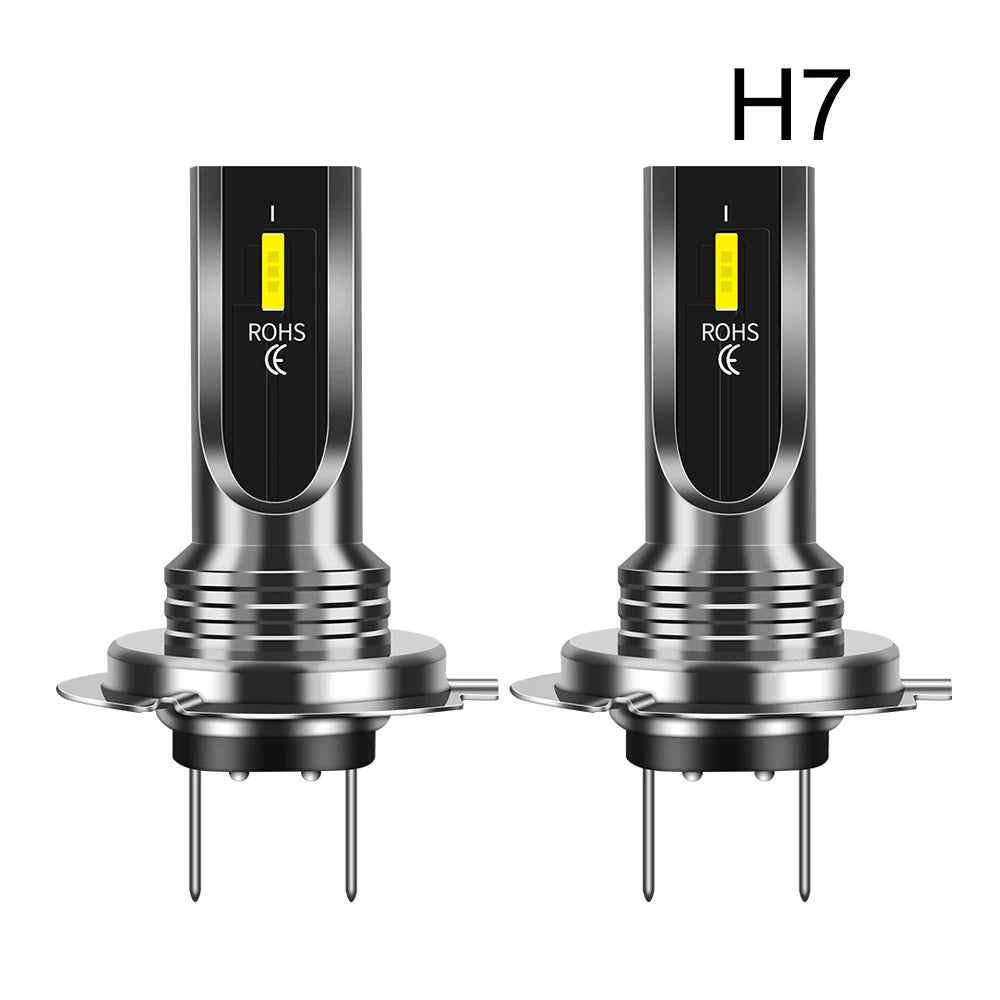 H7 Led Bulbs H4 H1 H16JP H11 H3 H9 Car Fog Light 9005 Hb3 9006 Hb4 Super Bright Auto Drivi