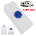 3 Sizes 15/12/10 Gallons RV Water Storage Tank Heat Cold Resistant PE Fresh Water Tank for Trail - Automotive LED Light
