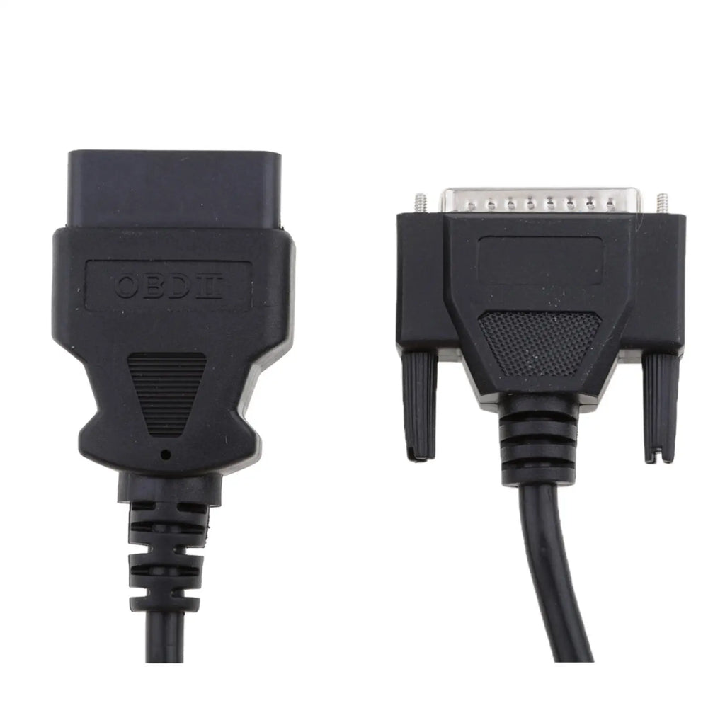OBD2 16 Pin Converter Adapter Cable Durable Plastic Metal Diagnostic Extension for Car Repair Ga - Automotive LED Light