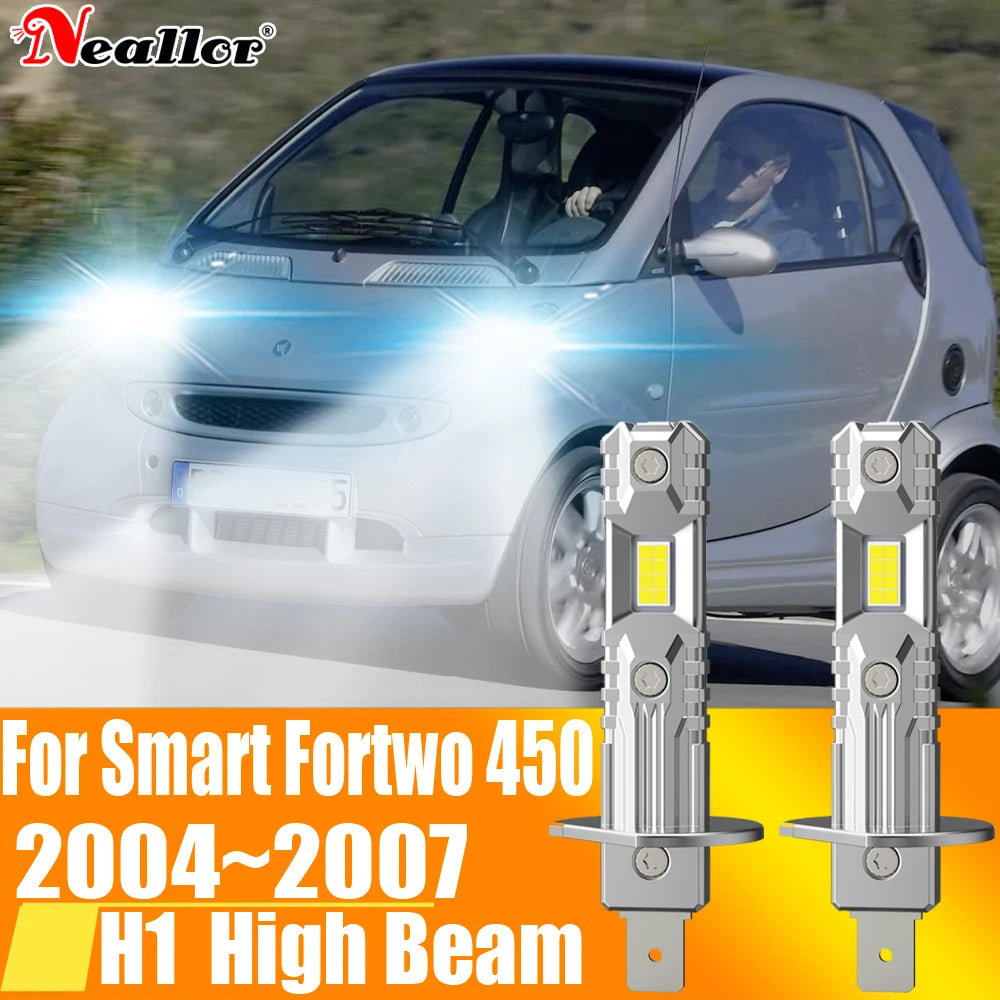 2x H1 Led Light Canbus Bulb Car Headlight High Power Auto Diode Moto Driving Running Lamp