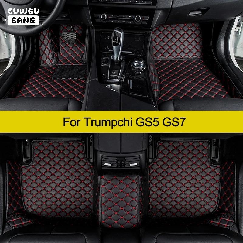 CUWEUSANG Custom Car Floor Mats For Trumpchi GS5 GS7 Auto Carpets Foot Coche Accessorie | AUTOKITSHOP