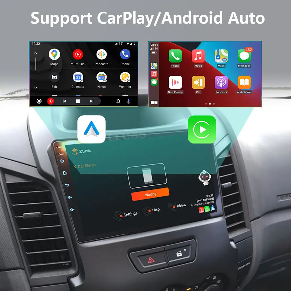 9 lnch Android 16 For Ford RANGER F-250 2011-2014 Car Radio player Video Multimedia Naviga