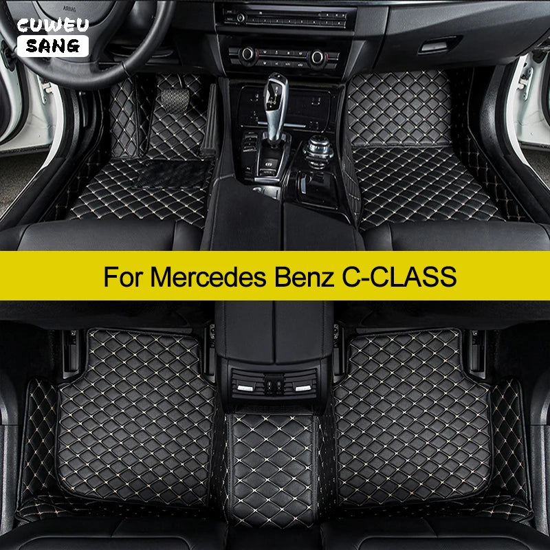 CUWEUSANG Custom Car Floor Mats For Mercedes Benz C-CLASS T-Model S204 S205 S206 Estate C3 | AUTOKITSHOP