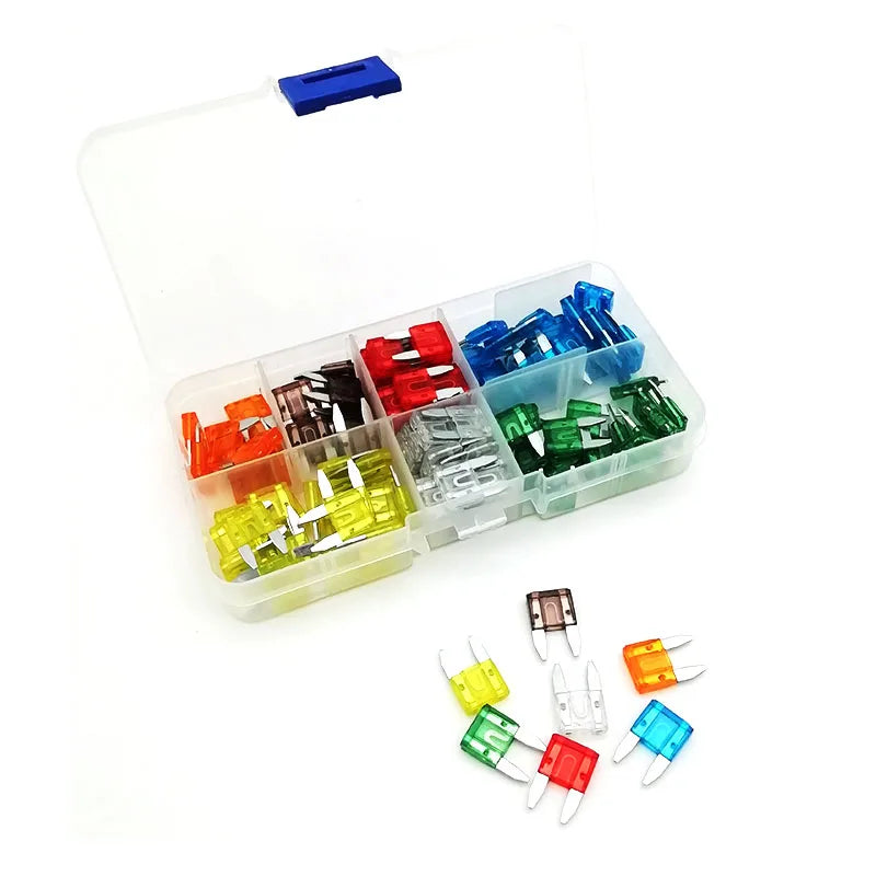 Car Small Size Standard Low Profile Blade Fuses 5/7.5/10/15/20/25/30 AMP