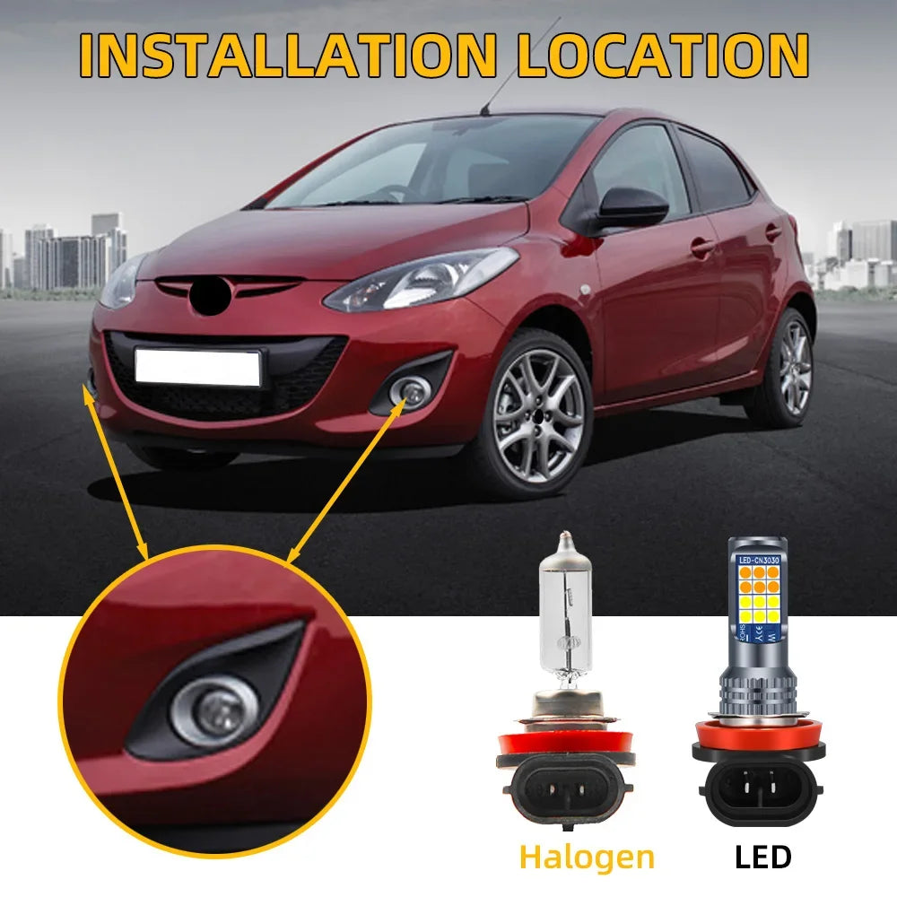 2-Piece LED Interior Light Kit for MAZDA 2 Demio - Canbus Error-Free Bulbs | AUTOKITSHOP