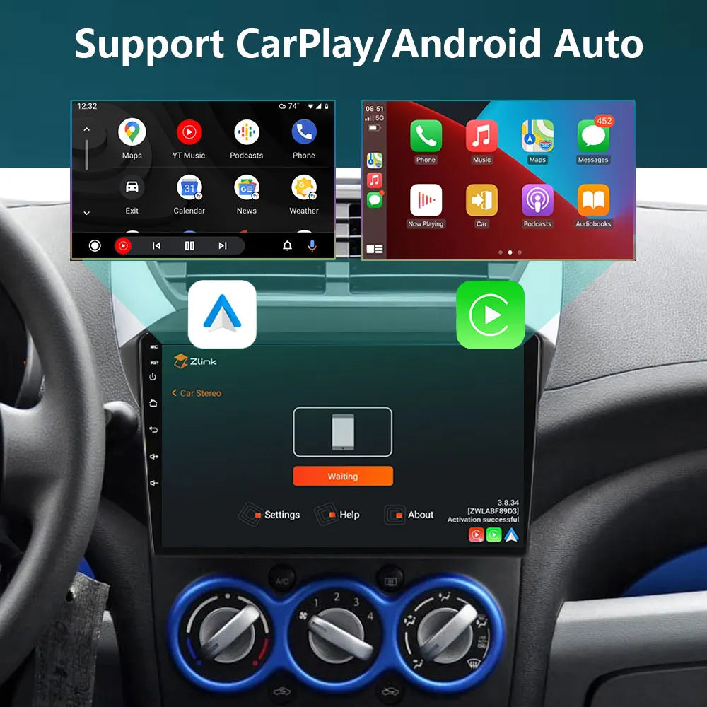 Android 12 2G+32G For Suzuki Alto 2009 2010 2011 2012 2013 2014 2015 2016 Multimedia Stere