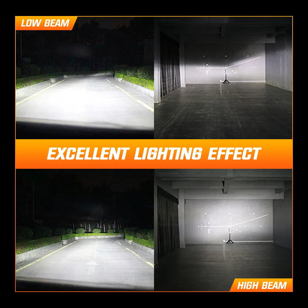 NIGHTEYE H7 LED Canbus Car Headlights Bulbs 30000LM H4 HB3 9005 HB4 9006 H11 H8 H9 9012 Led Lights 6500K White 72W Auto Lamp