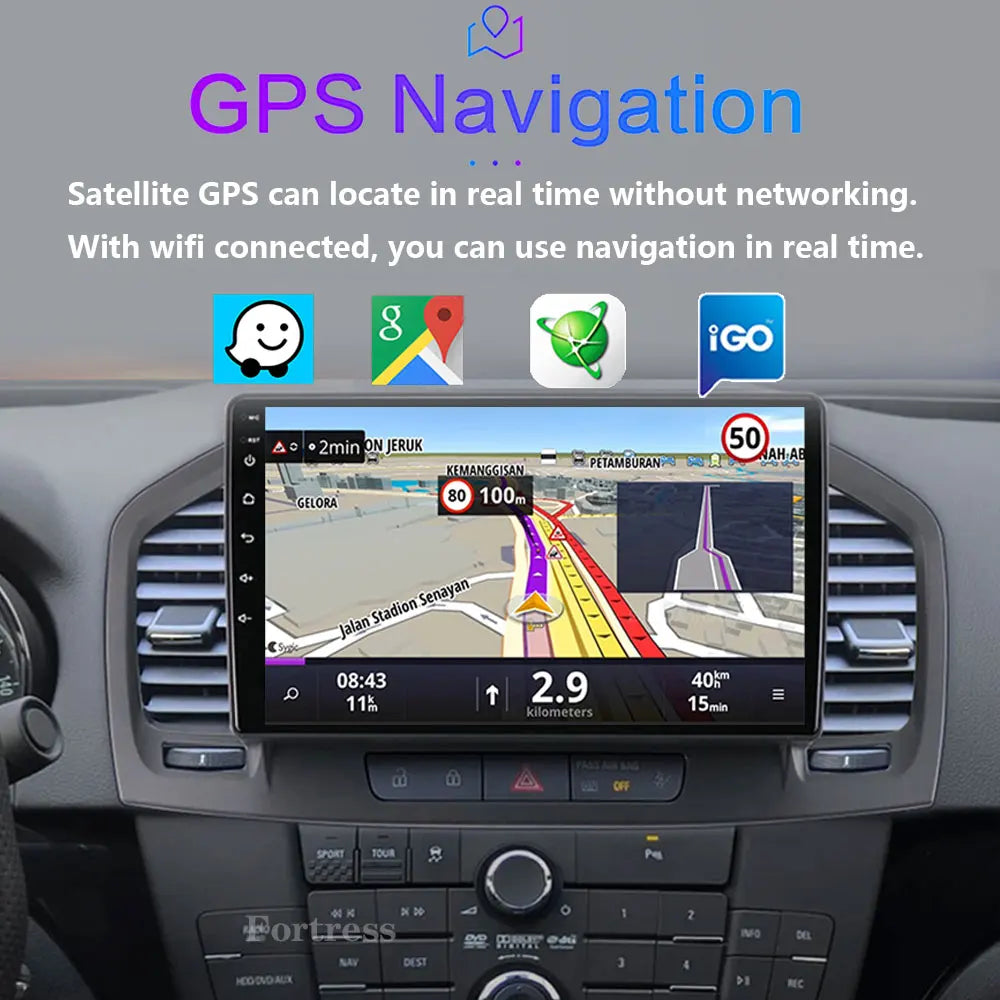 Android 16 Carplay Auto WIFI+4G For Buick Regal Opel Insignia 2009 2010 2011 2012 2013 Car