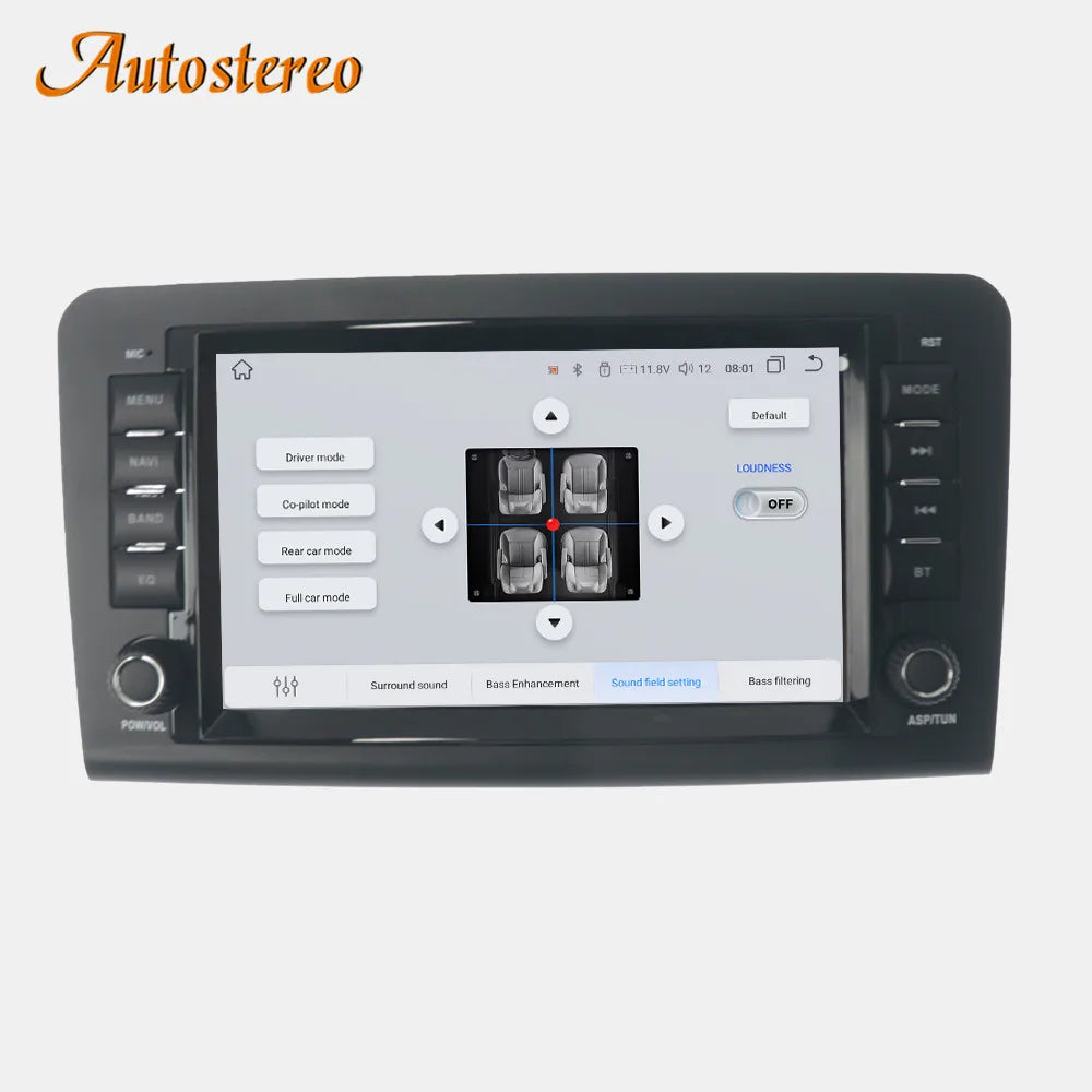 7 Inch Car Radio HD Screen for Mercedes Benz ML 2005-2012 CarPlay Android 13 Multimedia Pl