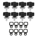 For Jeep Wrangler Hard Top Thumb Screw Set of 8 Quick Removal with Nuts Kit Fit for Jeep Wrangle - Automotive LED Light