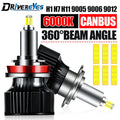 H7 H11 LED Car Headlight Bulb Canbus 3D 360 Chip H8 H9 Fog Light 9006 HB4 9005 HB3 9012 HI