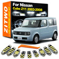 ZITWO 8Pcs Canbus Car Interior LED Bulb Kit For Nissan Cube Z11 2003 2004 2005 2 for Nissan Z11 - Canbus LED Car Light