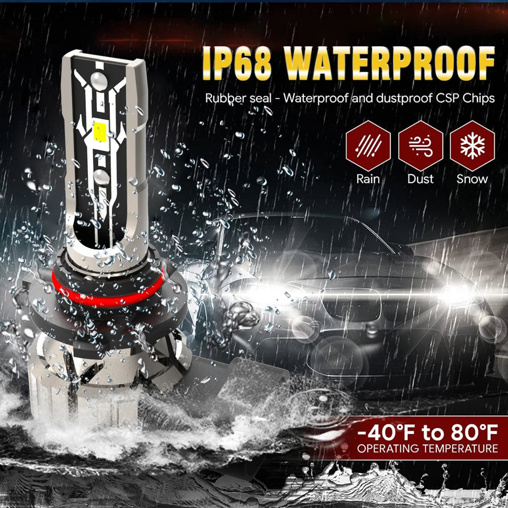 2x HB3 Led Headlight Canbus 9005 Car Bulb High Power 6000K White Light Diode Lamp 12v 55w