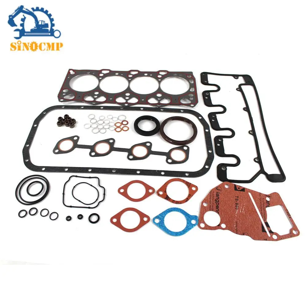 1Set Overhaul Gasket kit for Isuzu Hitachi JCB IHI Digger Excavator Generator 4LE1 Engine