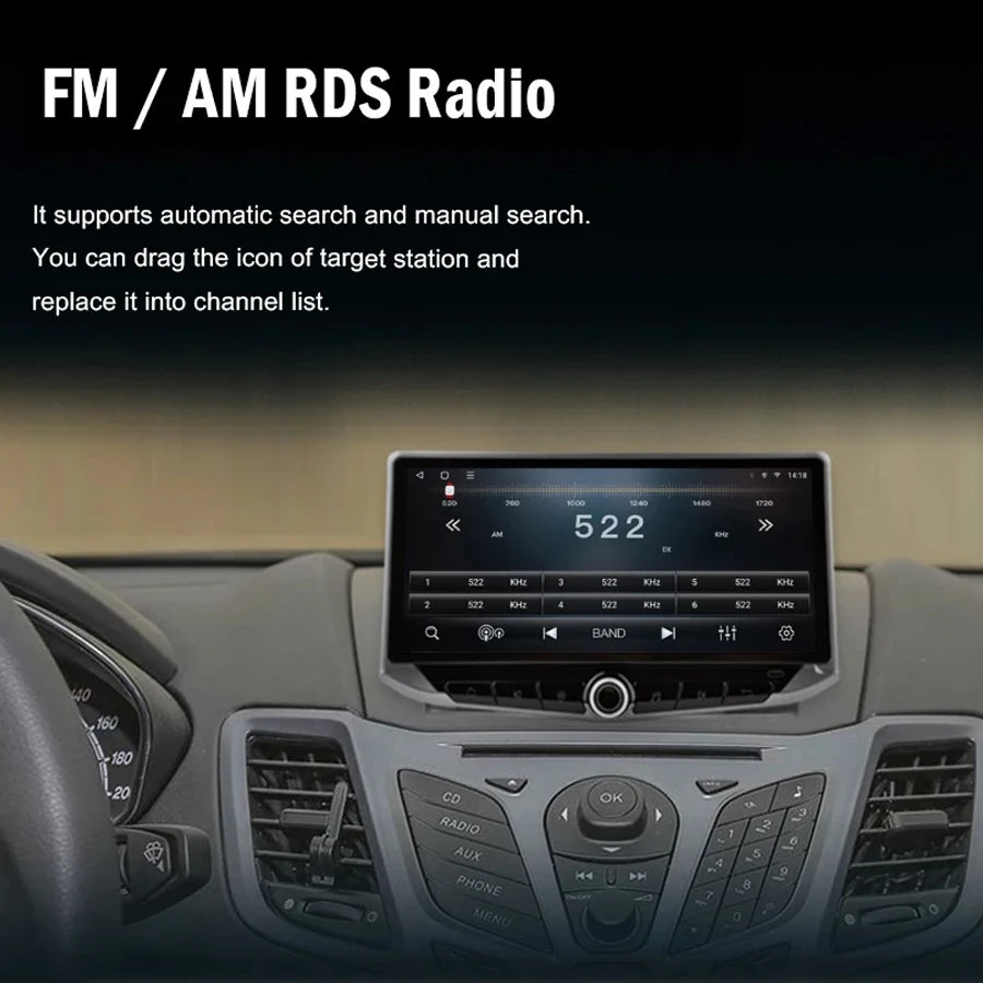 For Ford Kuga 2 Cmax C-max Escape 3 2012-2019 Car Radio Multimedia CarPlay Navigation GPS