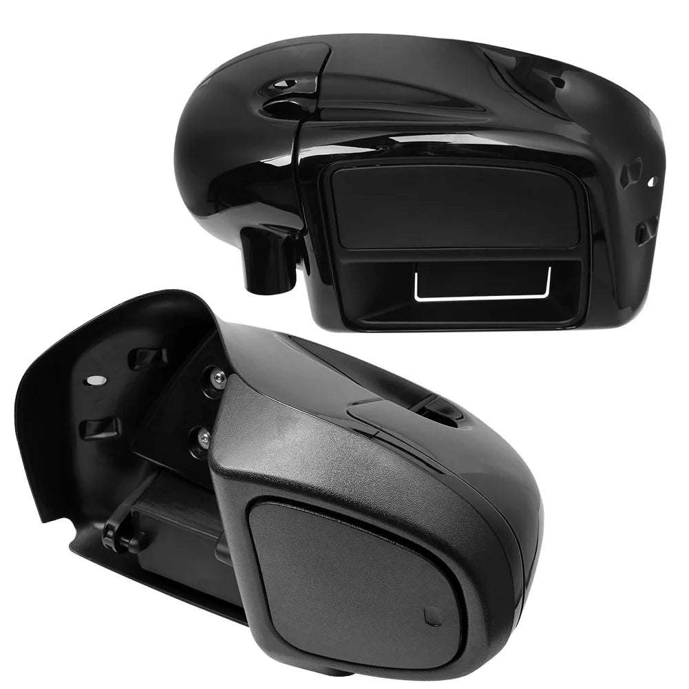 For Harley Touring Street Glide Ultra Road King 2014-2023 2022 2021 Motorcycle Gloss Black Lower - Automotive LED Light