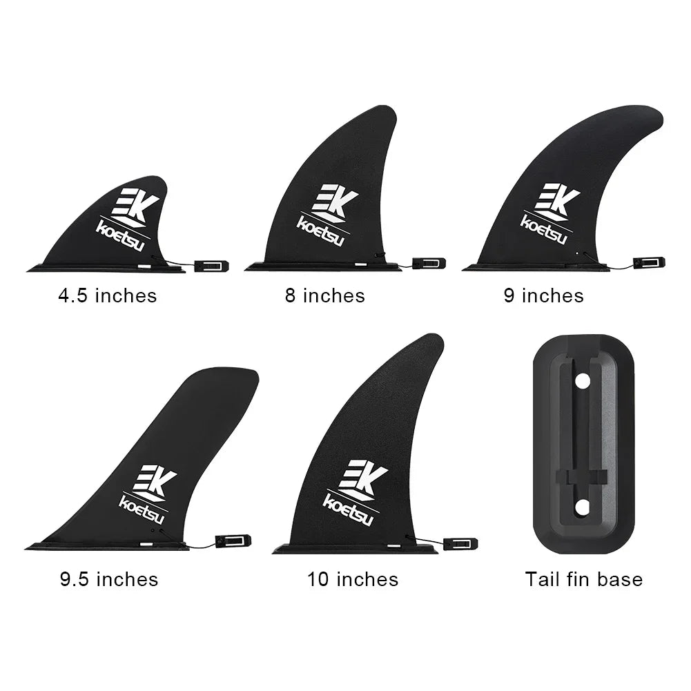 Surfboard Tail Fin Stand Up Board Quick Release Longboard Fin Detachable Paddle Board Fin for Su - Automotive LED Light