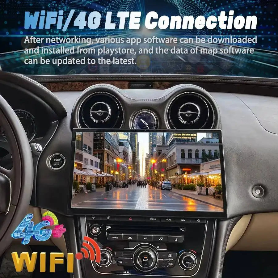 13inch Screen Android 15 Car Radio For Jaguar XJ 2010-2019 Multimedia Video Player WIFI He | AUTOKITSHOP