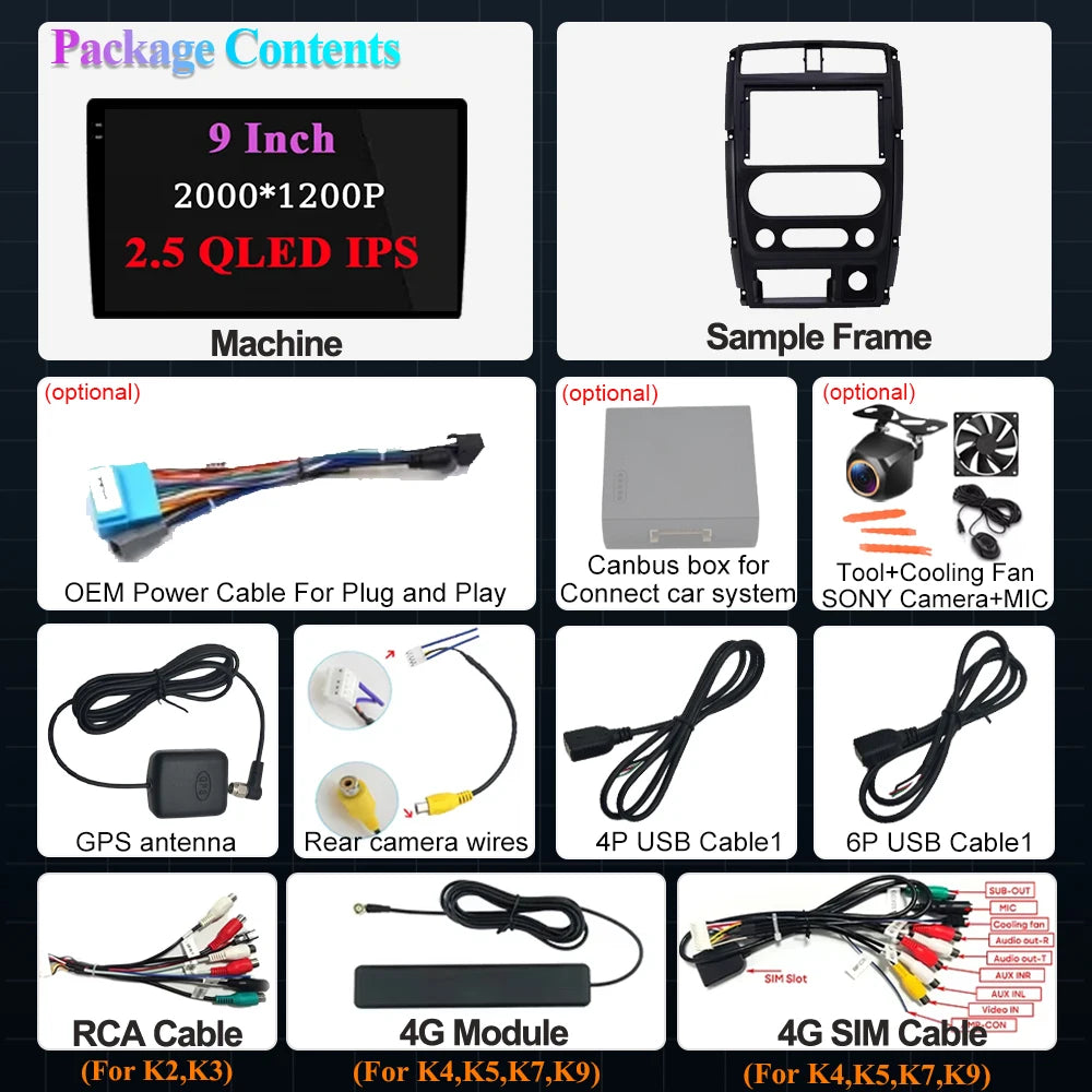 2 Din Android 16 For Suzuki Jimny 3 2005-2016 2017 2018 2019 Car Radio Multimedia Video Pl | AUTOKITSHOP