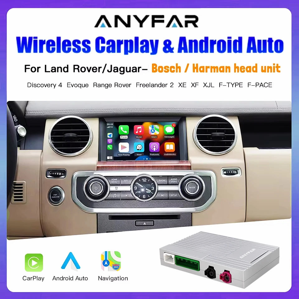 Android Auto Wireless Carplay For Land Rover/Jaguar/Range Rover/Evoque/Discovery 2012-2016 | AUTOKITSHOP