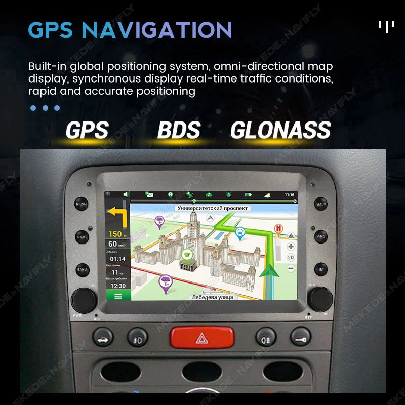 7inch Car Radio for Alfa Romeo 147 GT 937 2005-2014 Carplay Android Auto Multimedia Player | AUTOKITSHOP