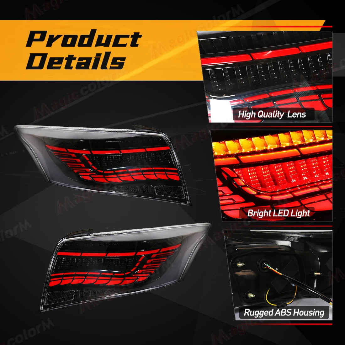 For Toyota Vios 2014 2015 2016 Tail Lamps Car Tail Light Assembly Rear Driving Turn Signal | AUTOKITSHOP