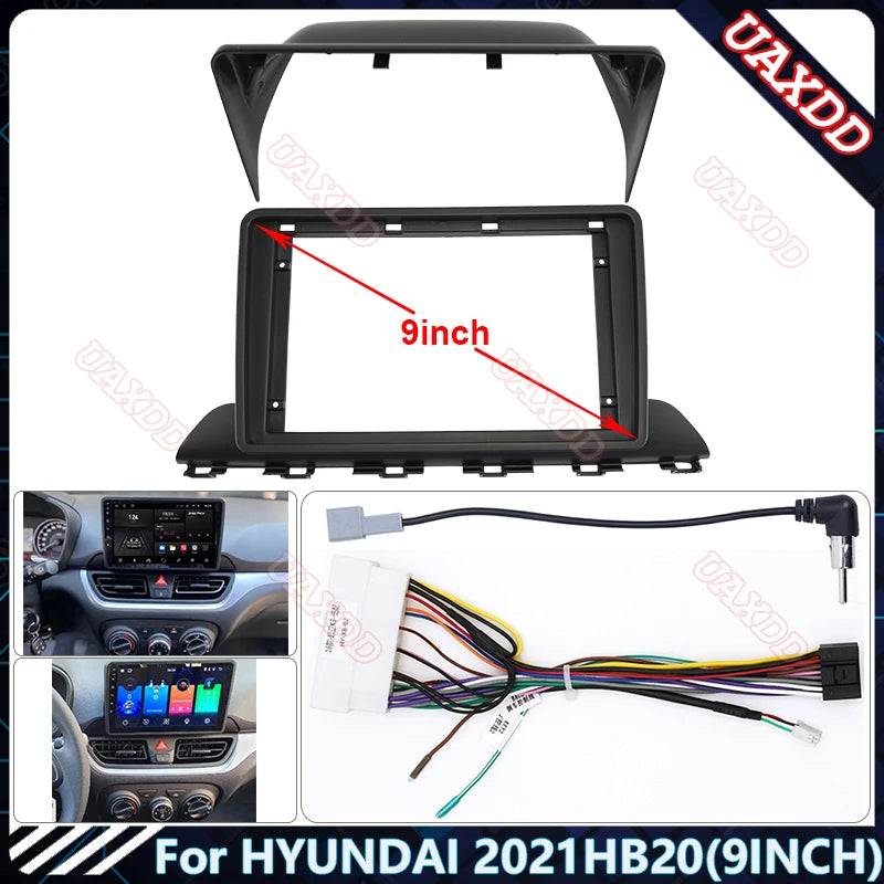 For HYUNDAI 2021 HB20 9INCH Car Radio Android Stereo Audio Screen Multimedia Video Player